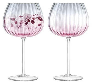 LSA Dusk Ballon Kelche 650ml Rosa/Grau x 2