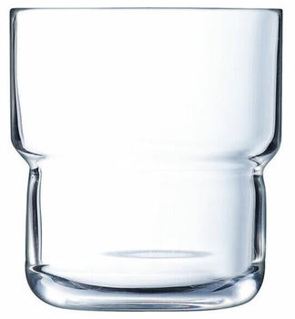 Arcoroc ARC L8690 Log Trinkglas, Wasserglas, Saftglas, 220ml, Glas, transparent, 6 Stück