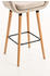 CLP 2er Set Barhocker Grant Stoff creme (307128)