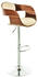 CLP Barhocker Kingston walnuss/creme (101443904)