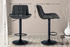 CLP 2er Set Barhocker Tover Kunstleder schwarz (322334)