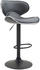 CLP 2er Set Barhocker Las Vegas V2 Kunstleder schwarz grau (316027)
