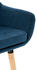 CLP 2er Set Barhocker Grant Stoff blau (307130)