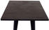 Mendler Stehtisch HWC-A73 inkl. Holz-Tischplatte, Bistrotisch Bartisch, Metall Industriedesign 107x60x60cm ~ schwarz - schwarz Holz 70401