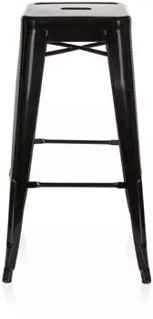 HJH Office Barhocker VANTAGGIO HIGH metallic schwarz hjh OFFICE - schwarz Metall 645010