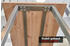 bümö Meetingpoint Industrial Look, Bistrotisch eckig 175 x 68 cm, Stehtisch Holz-Platte, Bartisch Asteiche, Gestell aus Metall natur, Buffettisch, - braun Holzwerkstoff BU-MPA17-R-T