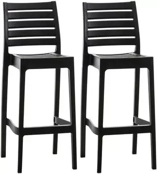 CLP 2er Set Barhocker Ares schwarz (319572)
