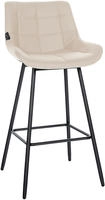 Barhocker Weston Creme Kunstleder