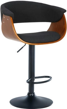 CLP Barhocker Vestal Stoff walnuss/schwarz (322260)
