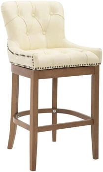 CLP Barhocker Lakewood Echtleder Antik-hell creme (102781804)