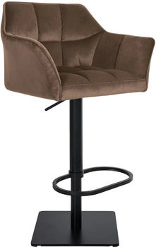 CLP Barhocker Damaso B Samt braun (321940)
