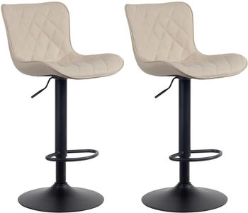 CLP 2er Set Barhocker Emma creme (322348)