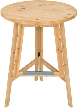 TecTake Stehtisch Trix Holz rund 79x110 cm - braun (403249)