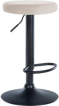 CLP Barhocker Ponte gepolstert mit Samt Crema (322037)