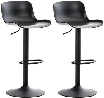 CLP 2er Set Barhocker Almada schwarz (312927)