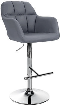 CLP Barhocker Natoma chrom grau (322976)
