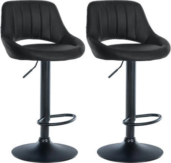 CLP 2er Set Barhocker Milet B schwarz (324565)