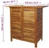 vidaXL Bartisch 110x50x105 cm Akazie (44007)