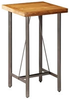 vidaXL Bartisch Recyceltes Massivholz Teak 60x60x107 cm