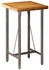 vidaXL Bartisch Recyceltes Teak 60x60x107 cm (245803)