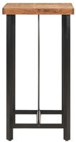 Bartisch 55x55x107 Cm Massivholz Akazie Und Eisen - Vidaxl