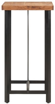 vidaXL Bartisch 55x55x107 cm Akazie und Eisen (356369)