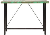 vidaXL Bartisch 150x70x107 cm Altholz Massiv und Eisen