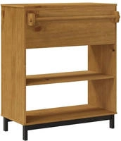 vidaXL Bartisch FLAM 92x45x110 cm Massivholz Kiefer