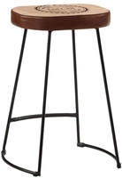 vidaXL Barhocker 2 Stk. Dunkelbraun 41x29x62 cm