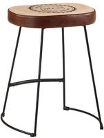 vidaXL Barhocker 2 Stk. Dunkelbraun 40x29,5x53 cm