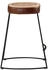 vidaXL Barhocker 2 Stk. Dunkelbraun 40x29,5x53 cm (358929)