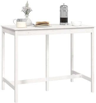 vidaXL Bartisch Weiß 140x80x110 cm Kiefer (822158) vidaXL Bartisch Weiß 140x80x110 cm Kiefer (822158)