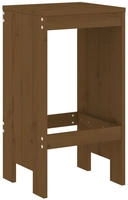 vidaXL Barhocker 2 Stk. Honigbraun 40x36x75 cm Massivholz Kiefer