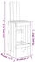 vidaXL Barhocker 2 Stk. 40x42x120 cm Kiefer (825352)