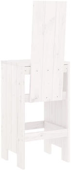 vidaXL Barhocker 2 Stk. Wei&szlig; 40x42x120 cm Kiefer (825353)