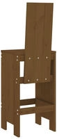 vidaXL Barhocker 2 Stk. Honigbraun 40x42x120 cm Massivholz Kiefer