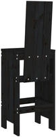 vidaXL Barhocker 2 Stk. Schwarz 40x42x120 cm Massivholz Kiefer