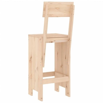 vidaXL Barhocker 2 Stk. 40x48,5x115,5 cm Kiefer (825359)