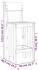 vidaXL Barhocker 2 Stk. 40x48,5x115,5 cm Kiefer (825359)