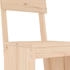 vidaXL Barhocker 2 Stk. 40x48,5x115,5 cm Kiefer (825359)
