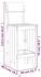 vidaXL Barhocker 2 Stk. Weiß 40x48,5x115,5 cm Kiefer (825360)