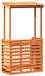 vidaXL Gartenbar mit Dach Braun 112,5x57x195,5 cm Kiefer (844641)