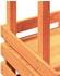 vidaXL Gartenbar mit Dach Braun 112,5x57x195,5 cm Kiefer (844641)