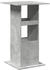 vidaXL Bartisch mit Ablagen Betongrau 60x60x102 cm (854331)