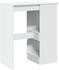 vidaXL Bartisch mit Regal Weiß 90x47,5x103,5 cm (854337)