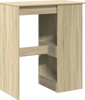 vidaXL Bartisch mit Regal Sonoma-Eiche 90x47,5x103,5 cm Holzwerkstoff