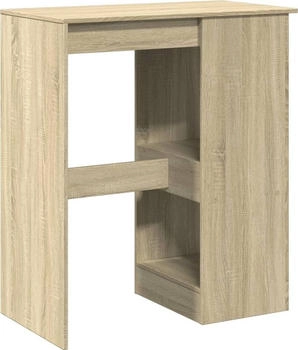 vidaXL Bartisch mit Regal Sonoma-Eiche 90x47,5x103,5 cm (854339)