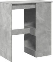 vidaXL Bartisch mit Regal Betongrau 90x47,5x103,5 cm Holzwerkstoff