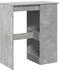 vidaXL Bartisch mit Regal Betongrau 90x47,5x103,5 cm (854340)