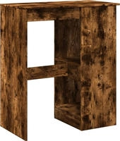 vidaXL Bartisch mit Regal R&auml;uchereiche 90x47,5x103,5 cm Holzwerkstoff